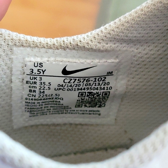 Nike sneakers, leather, white & cotton candy pink - Picture 7 of 8